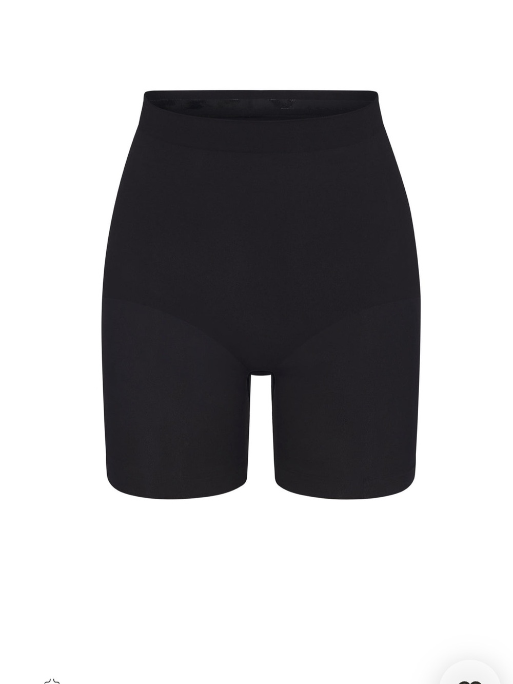 SKIMS Seamless Sculpt Mid Waist Mid Thigh Short - Onyx - Picture 4 of 7